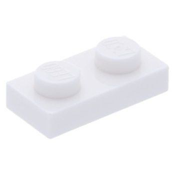 LEGO® - Plates - 3023-05 - 1x2 - Plate - White